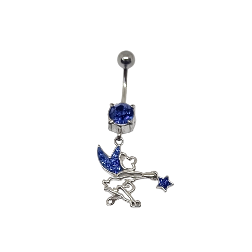 Piercing Ombelico con Brillantini Swarowsky (Certificato)