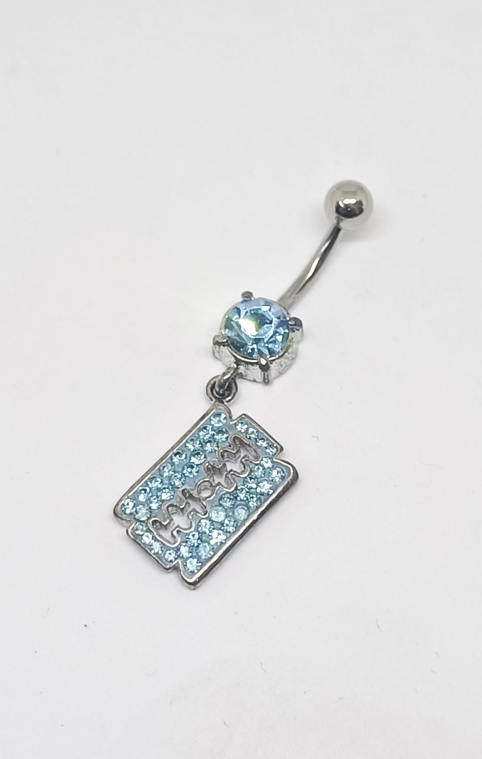 Piercing Ombelico  1x con Brillantini Swarowsky (Certificato)